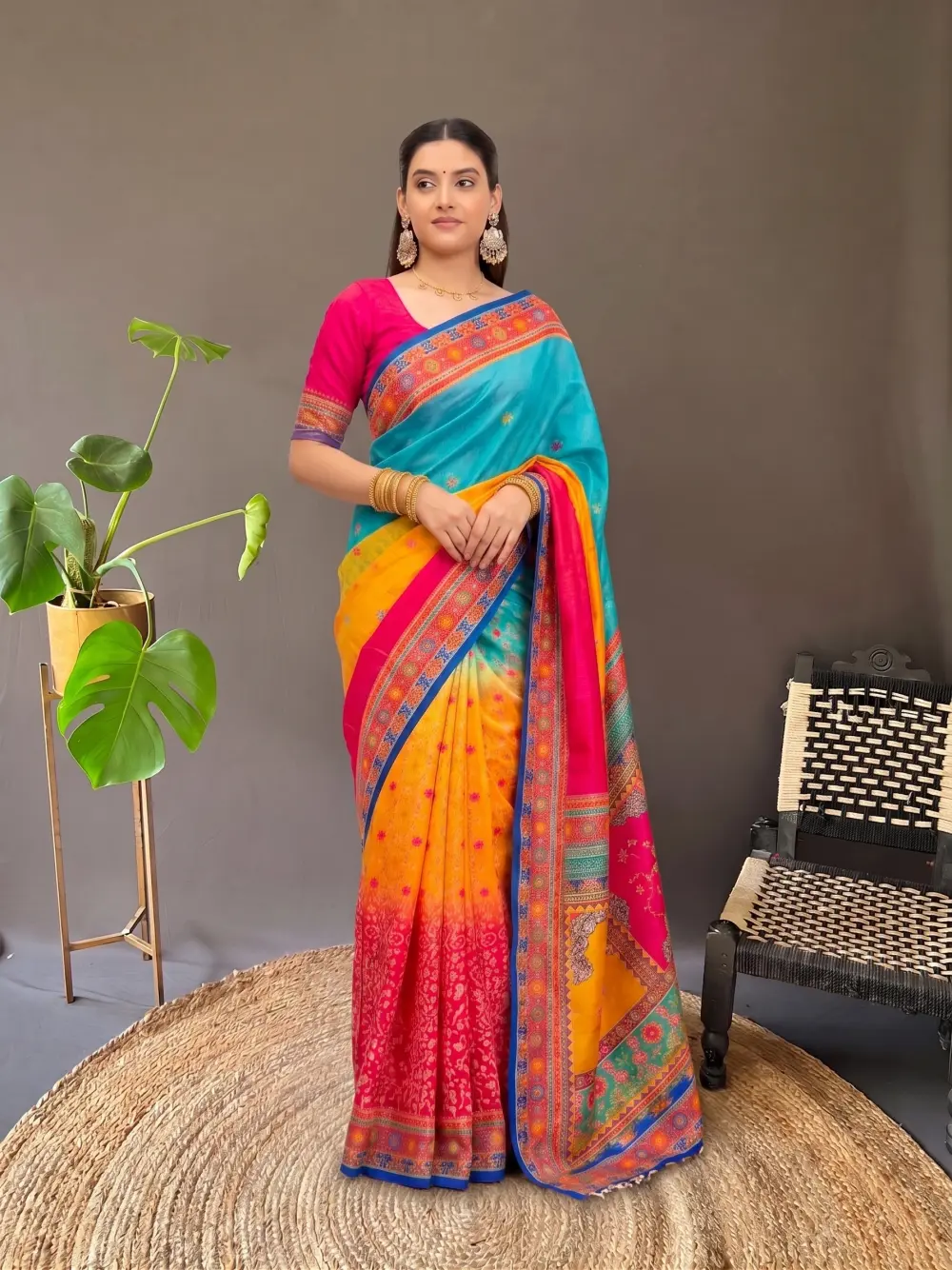 Chanderi  Silk Saree